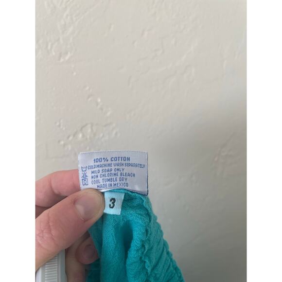 Oh My Gauze! Sammy Pants Pull On Cropped Wide Leg Beachy Lagenlook Boho XXL - Picture 6 of 6